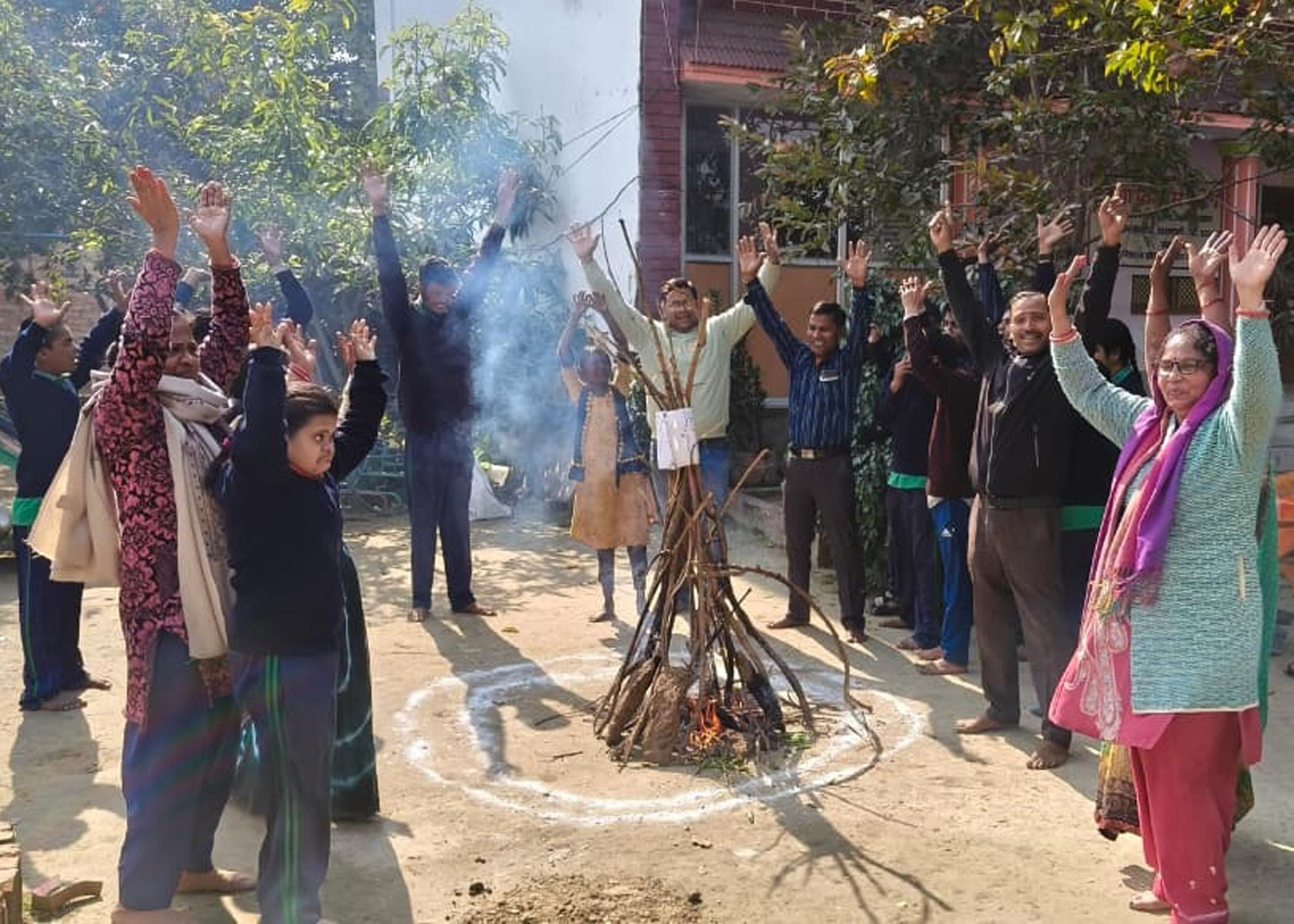 Lohari Celebration at Deva Gram Bachhaon