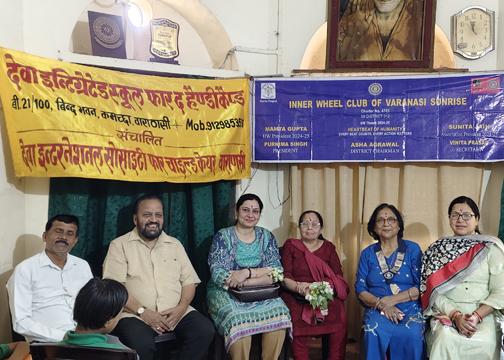 Inner Wheel Club Varanasi Sunrise Visit at Deva Center
